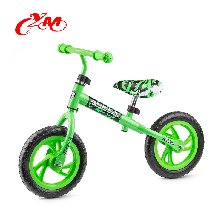 Alibaba New Model 12 Inch Baby Walker Cycle/ce Green Best Balance Bike