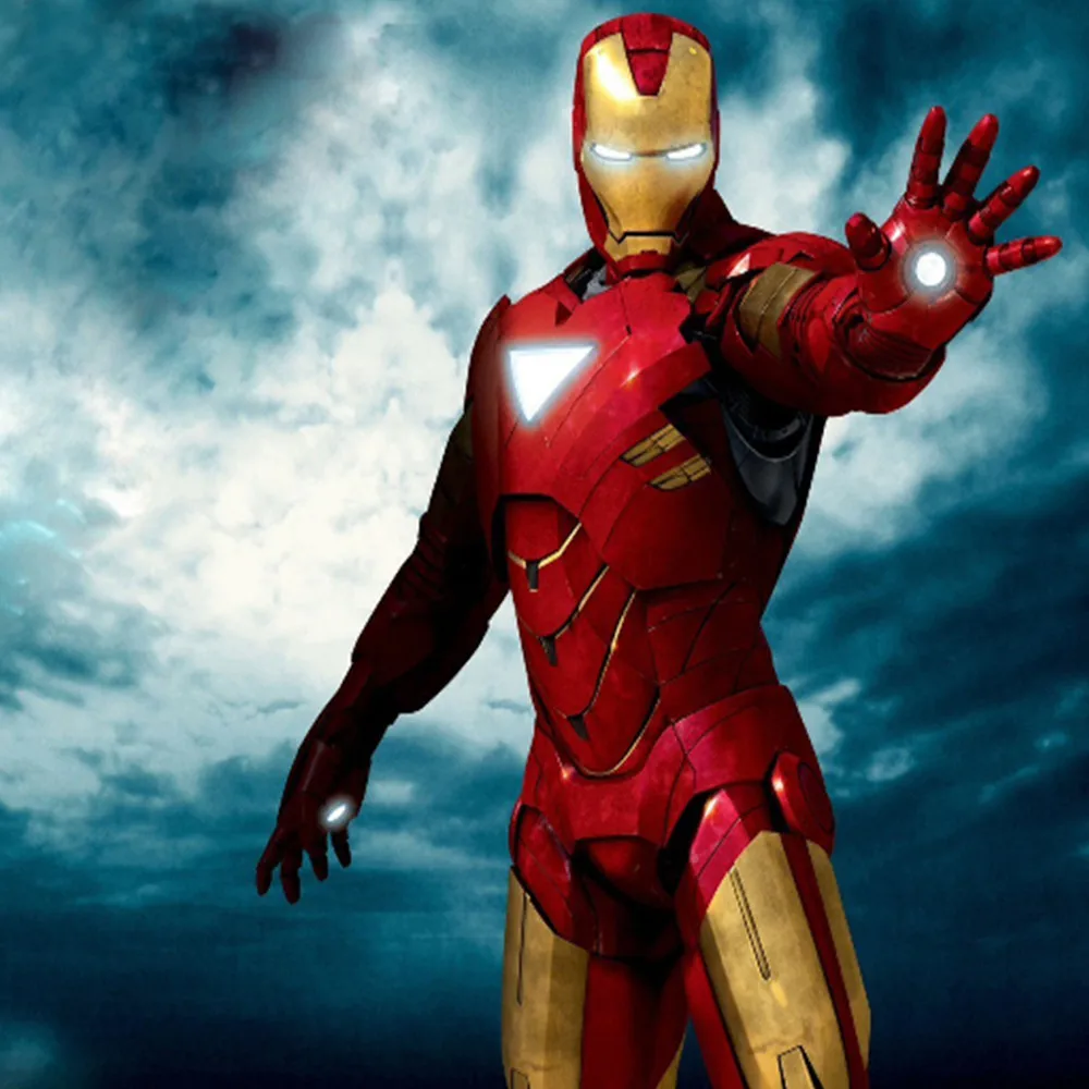 

2017 New Men Halloween Costume Adult Robot LED Costume, Lifelike or customized