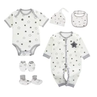 

6pcs toddlers infant clolthes newborn baby romper clothes set