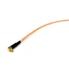 Right angle MMCX male to N type male rf pigtail Coax cable RG316 wireless