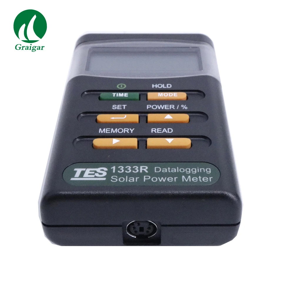 NEW Solar Power Meter TES-1333R Radiation Detector Tester with Data Logging 