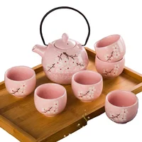 

2019 Hot Sale Kung Fu Tea Set Japanese tea pot set Loop Handled Teapot