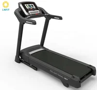 

capacitive touch screen light commercial smart treadmill with adjustable cushion system