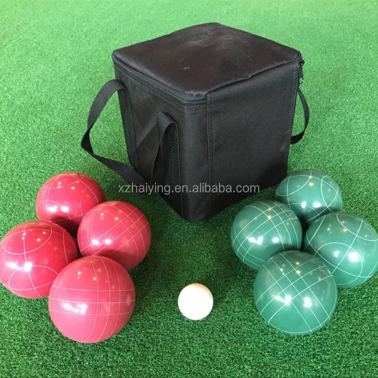 Resin Material 90mm Bocce Ball Set With Carry Bag For Sport Game Buy