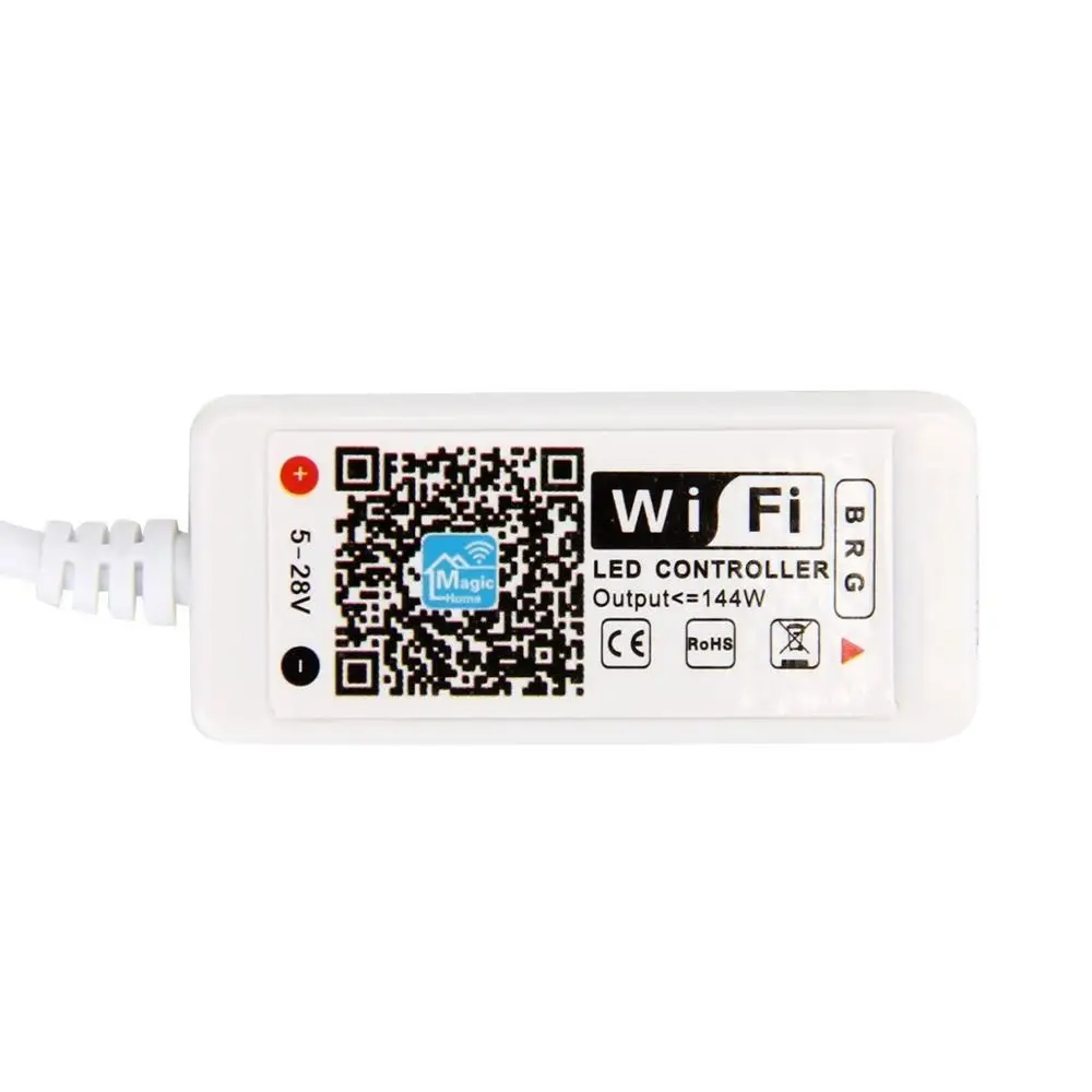 Hot sale Mini WiFi LED Smart Controller for RGB LED Strip Light Suitable for Android and IOS System Mobile Phone APP