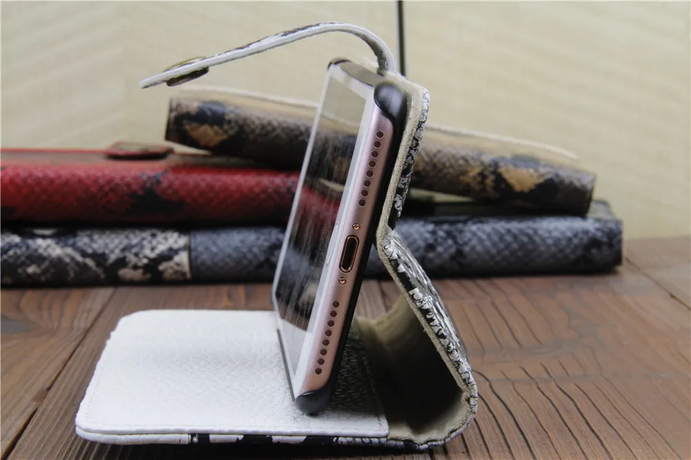 
Snake leather wallet style phone case 