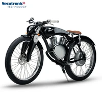 

New Design Europe Eletrico/Electri Para Full Suspension Cruiser Vintage City Fat E Smart Electric Bike For Italian Australia