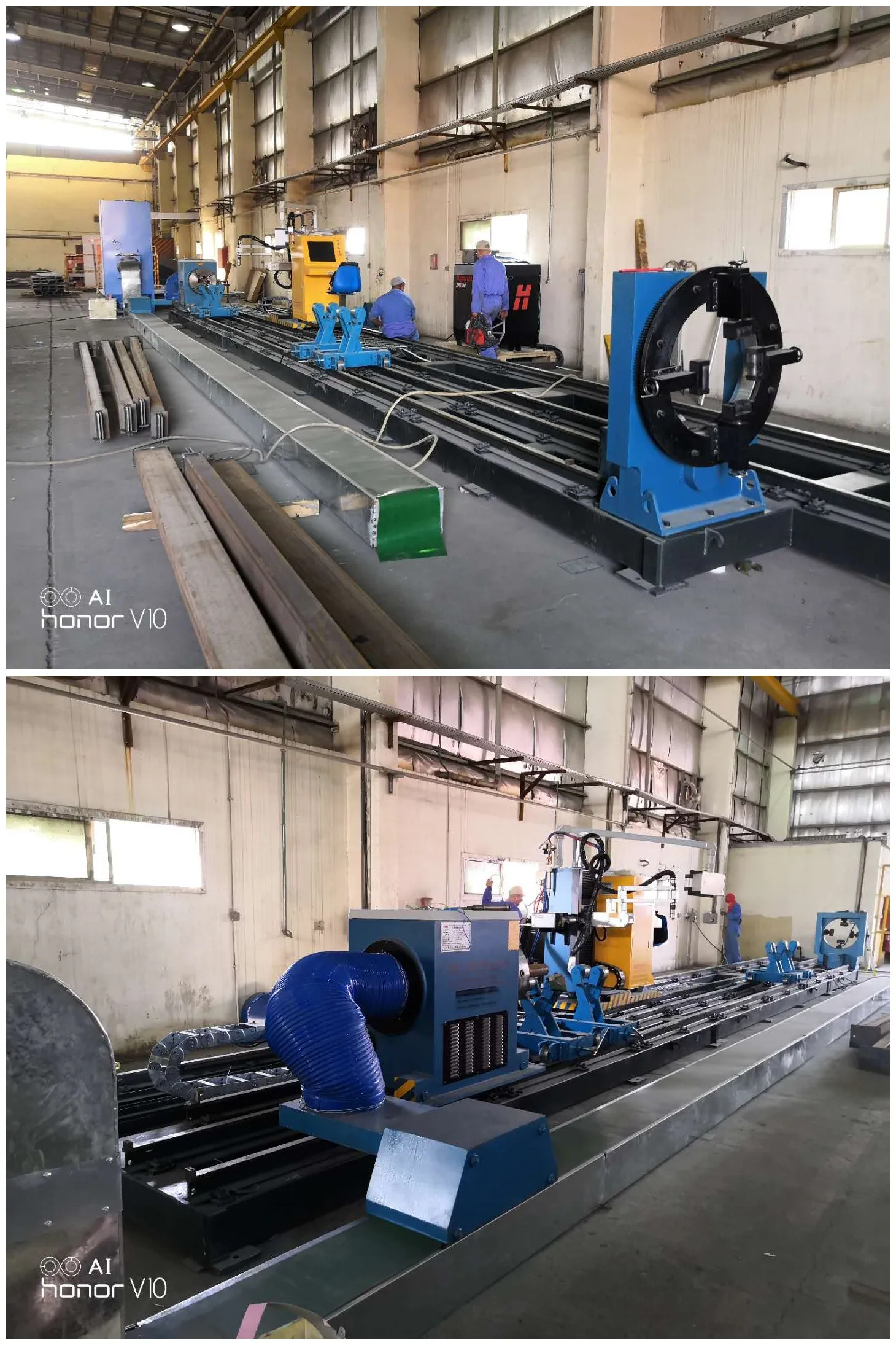 Cnc Rectangular Tube Cutting Notching Beveling Machine For Farming