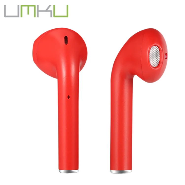 i12S Red TWS bluetooth wireless earbuds headphone for Iphone
