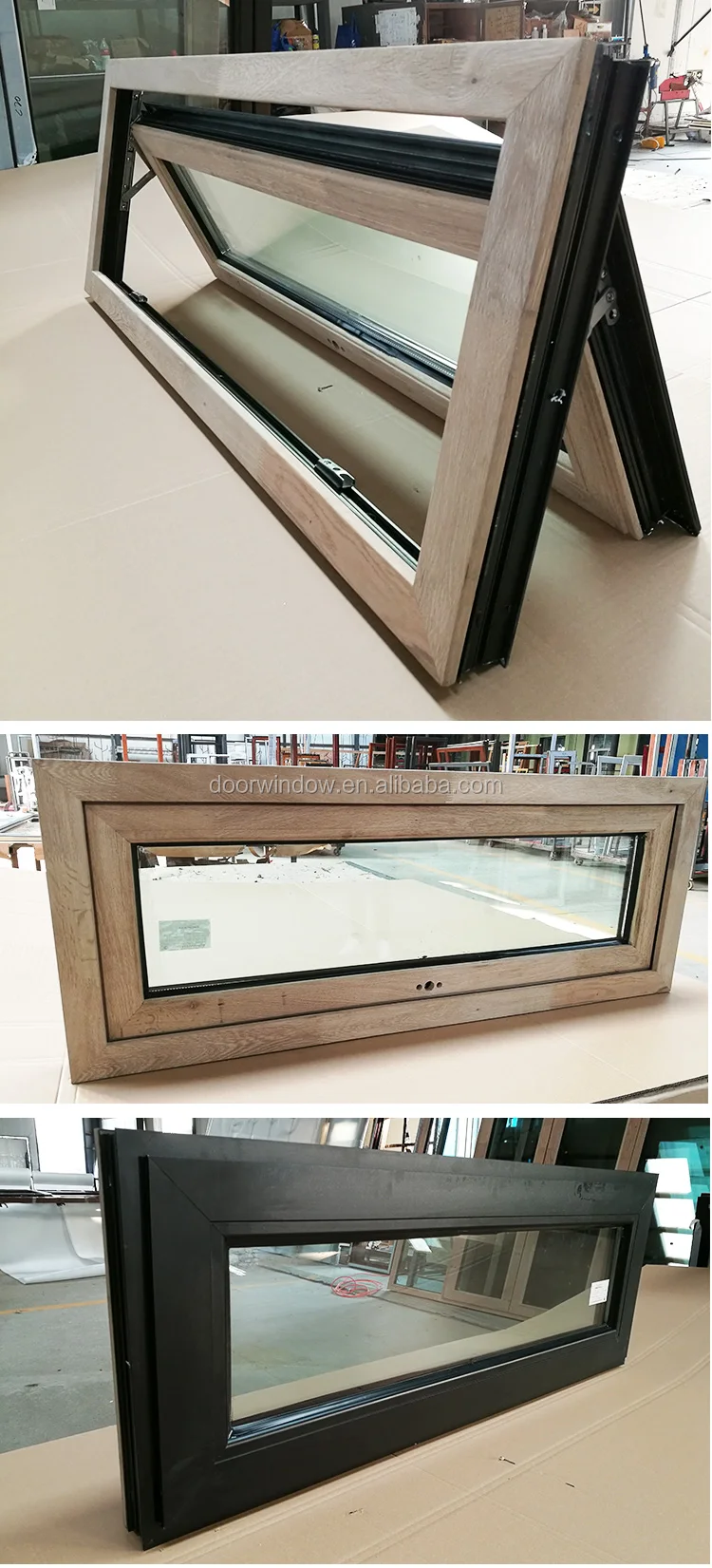 China Good Aluminum residential awning top hung Windows window with Chinese hardware AS2047 CE AS1288 certificate