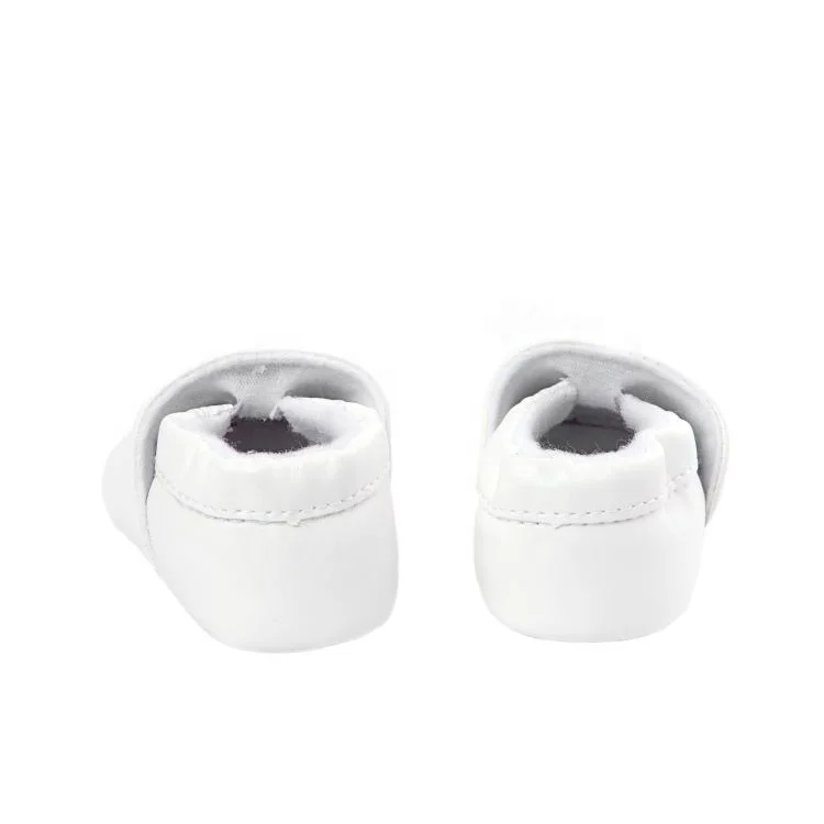 
Cross Embroidery Infant Moccasins Unisex Soft Sole Crib Shoes 