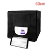 Photo Studio Mini LED Lighting Kit 80cm Black Background LED Photography 3200-5500K Color Temperature