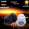 PA66 waterproof IP68 PG7 PG9 PG 11 cable range 3 to 6.5mm black Nylon Plastic PG Cable Gland
