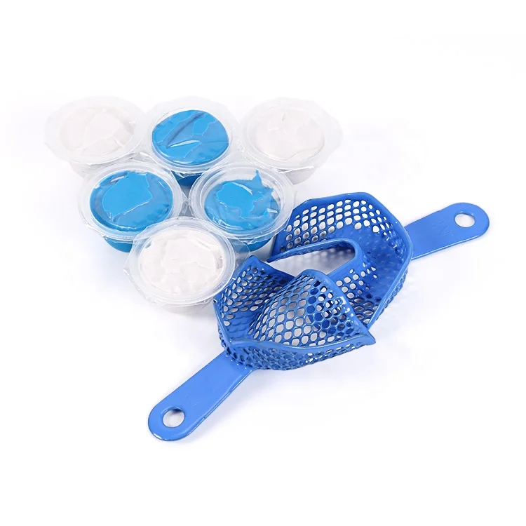 

IVISMILE Silicone Teeth Dental Impression Material Putty 28g Blue and White Additional Putty, Blue, white, oem