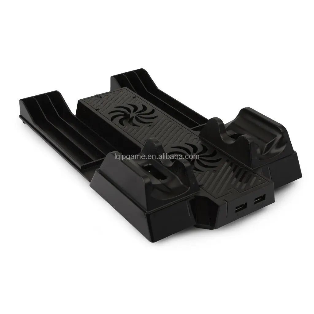 For Xbox One X Charger Controller Stand Dual Dock Charging Cooling Fans w/ USB Ports For Xbox One X
