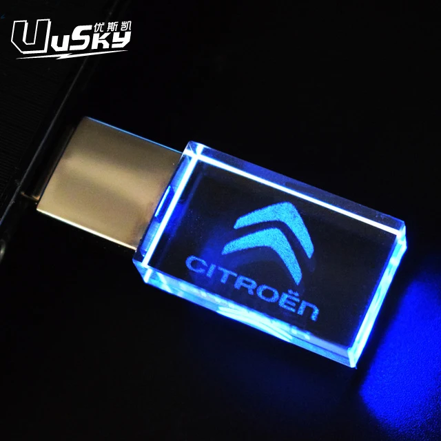 

custom crystal 4gb 8gb 16gb flash drive usb light stick engraving custom usb logo crystal memory usb stick