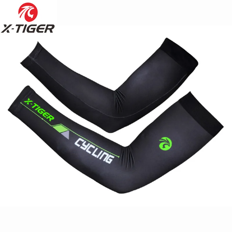 

X-TIGER Outdoor Sport Compression UV Sun Protection Cooling sleeves wholesale custom lycra running arm sleeves, Customized color