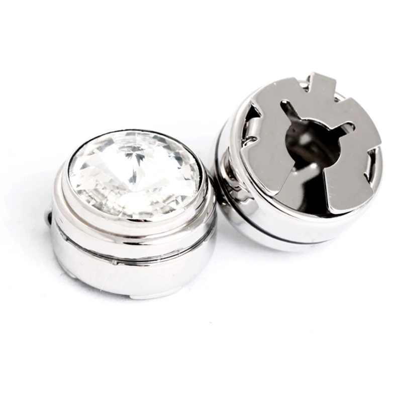 

New design diamond covered clothing buttons cufflink, Jade;crystal