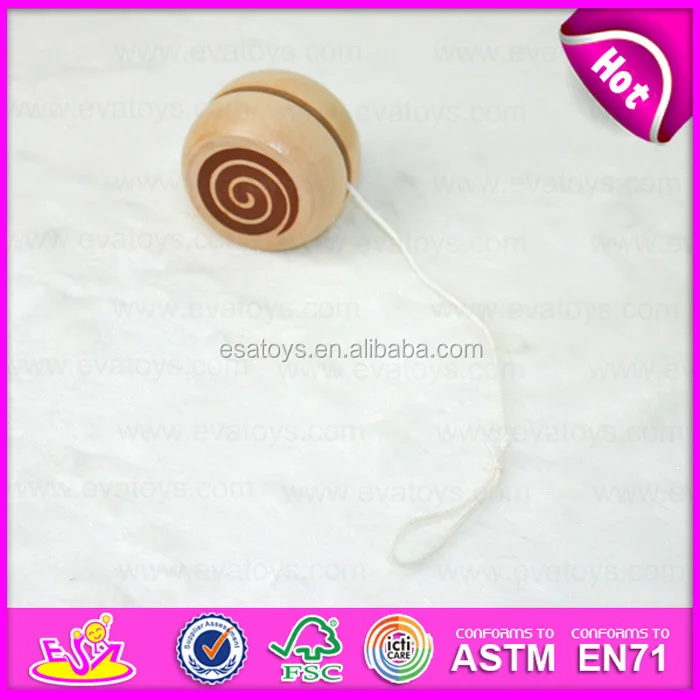 Cheap Mini Funny Kids Wooden Yoyo Toy Promotional Wooden Yoyo For