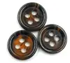 High quality sew on four holes resin men shirt button for clothes coat