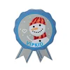 Cute Smile Custom Labels For Children's Wear Woven Patches