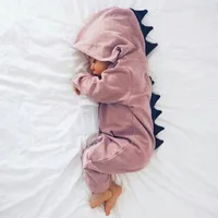 

Newborn Infant Baby Boy Girl Dinosaur Hooded Romper Jumpsuit Outfits Clothes for Baby Clothing Fabrics