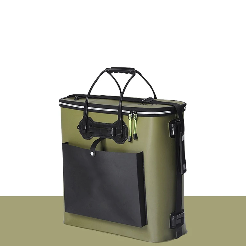 Double Layers Thickened Eva Fishing Bucket Bag With Side Pockets Buy