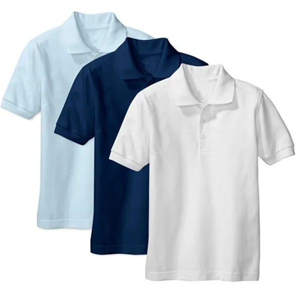 Boys High School Uniform Short Sleeve Polo Shirts - Buy Short Sleeve ...