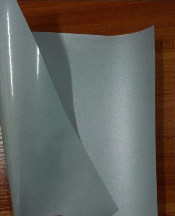 Silk Screen Printing Reflective Film High Light Pet Glass Beaded Silver