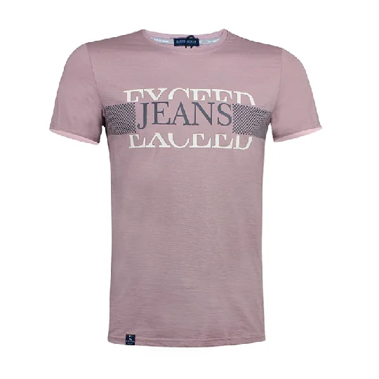 

New fashion custom logo t shirt cotton pink o-neck shirt sleeve t-shirt