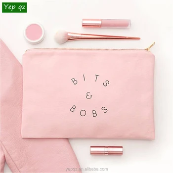 pink makeup pouch