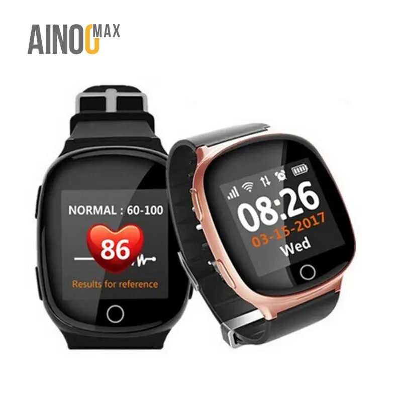 

AinooMax L335 emergency phone sos elderly elder smartwatch ecg gps tracking gps d100 smart watch fall detection for elderly old, Depend on item
