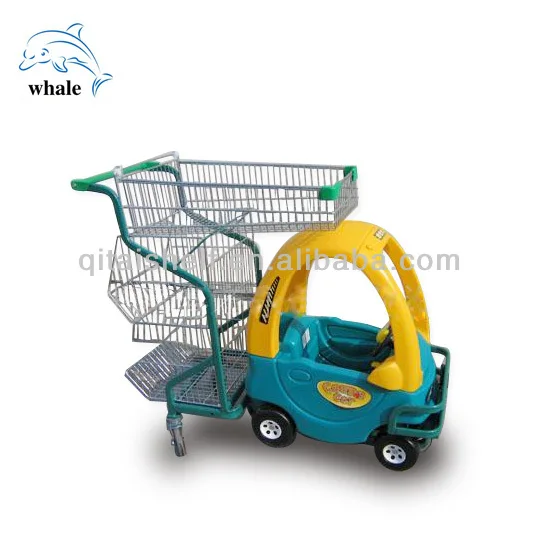 Plastic Shopping Cart With Toy Car For Children Buy Kids Shopping