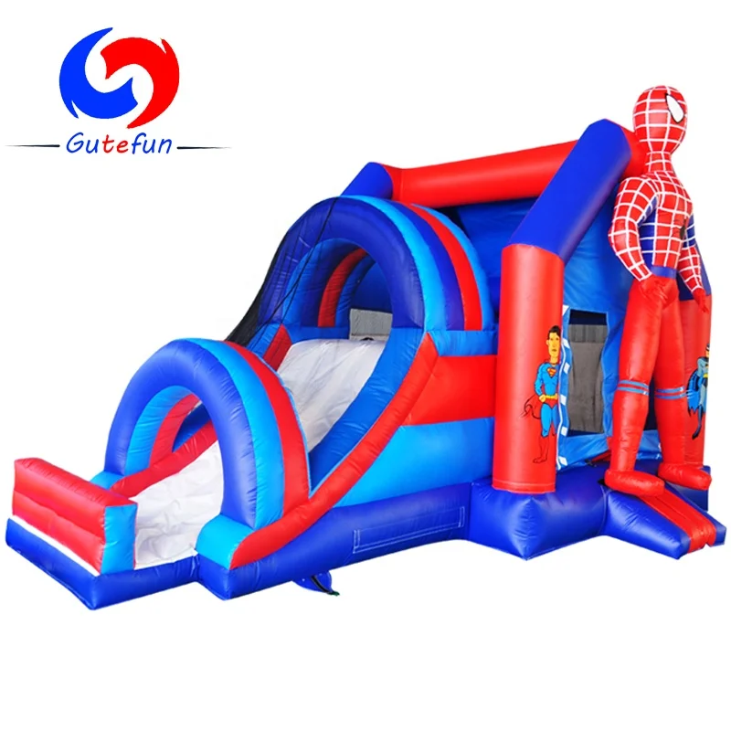 

Top sale large kids jump spiderman inflatable bounce house