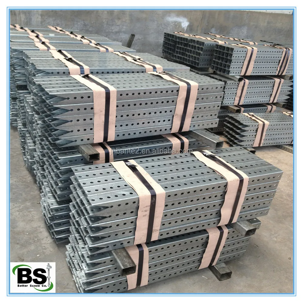 Galvanized steel tubing square sign post