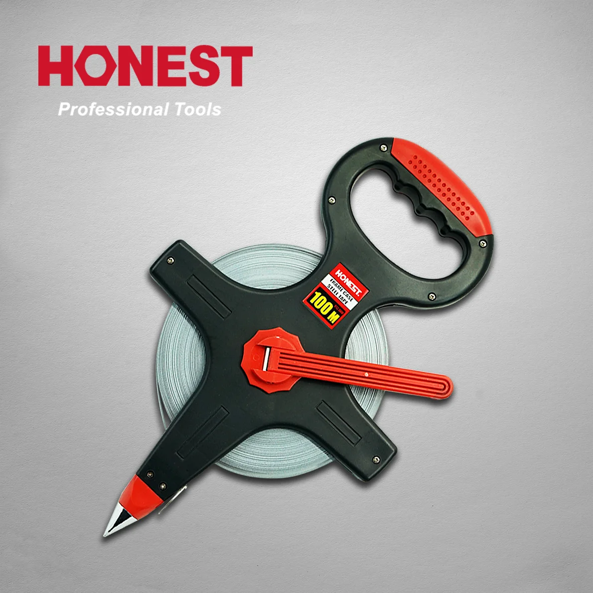 China Professional Measuring Tool 100m Open Reel Surveyor Instrument