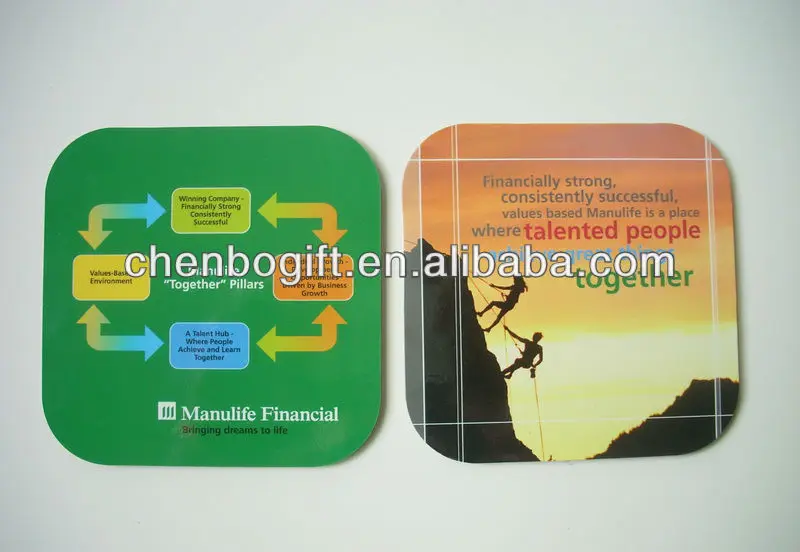 Promotional Gift Cardboard Coaster Paper Pulp Drink Coaster,Cheap