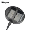KingMa 2019 new arrivals Dual USB Charger for Olympus BLN-1 for Olympus OM-D E-M1 OM-D E-M5 PEN E-P5 OM-D E-M5 II