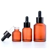 frosted amber essential oil dropper bottle 30ml bottle with dropper for e vape oil for cosmetic/e liquid packaging