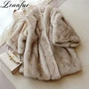 Winter Fashion Loose Warm Thick Faux Fur Jacket Women Faux Fur Mink Coat,Artificial Mink Fur Coat