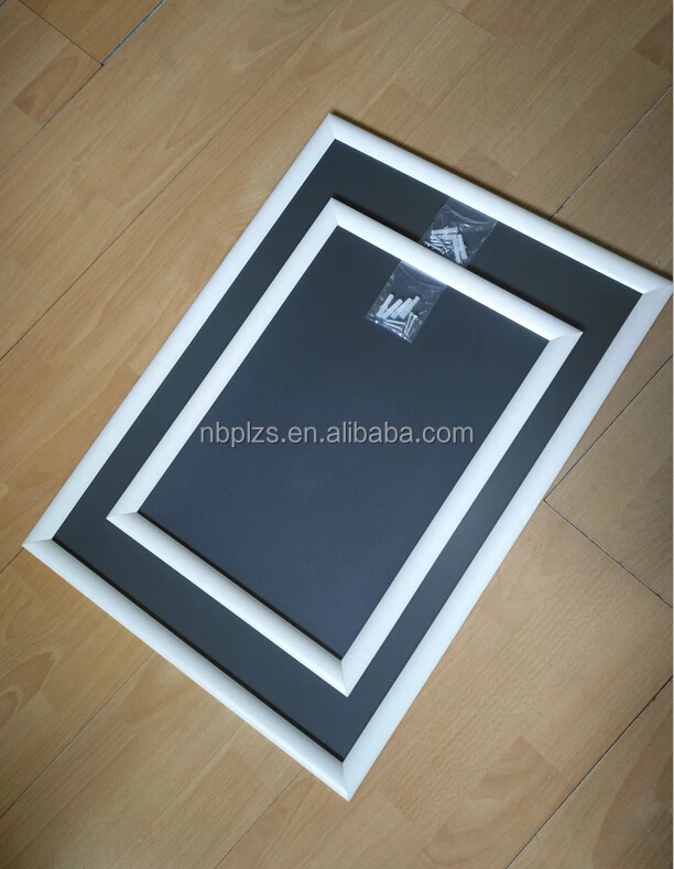 Aluminum Profile White Powder Coated Snap Lock Frame A0/a1/a2/a3/a4