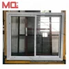 Pvc profile glass sliding windows plastic edge cover pvc doors and windows