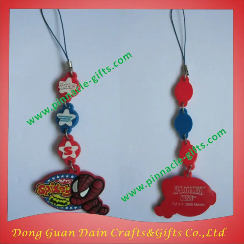phone decoration soft pvc cell phone charms