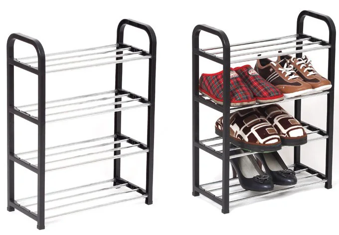 4 Layer Plastic Stackable Shoe Rack Organizer Metal Steel Shoe Rack Wholesale Buy Rak Sepatu Plastik Rak Sepatu Organizer Rak Sepatu Product On Alibaba Com