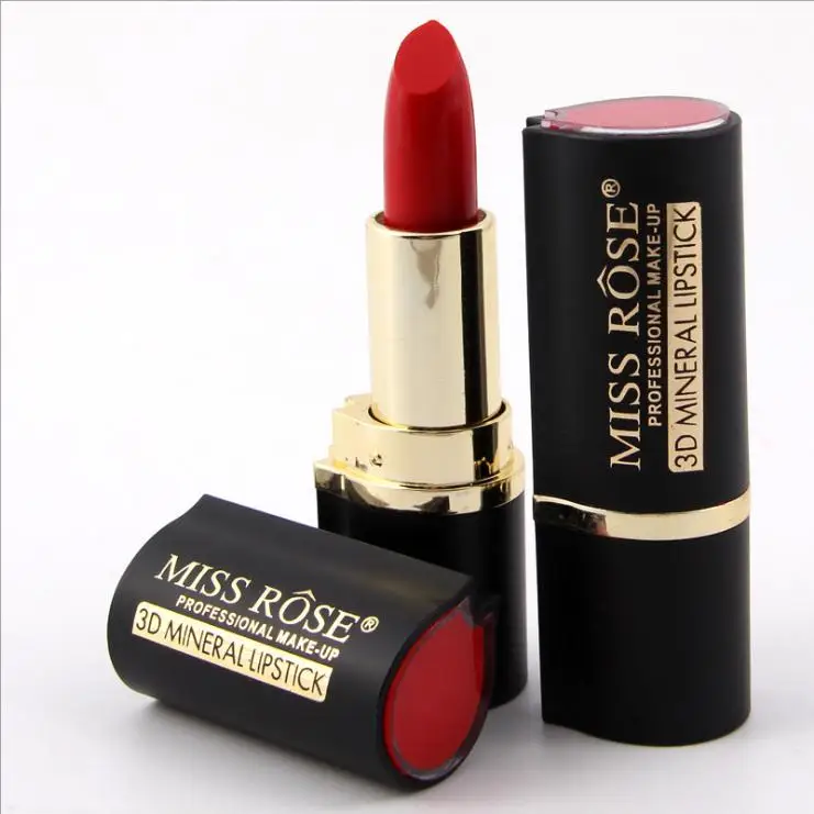 

Freeshippng MISS ROSE full black irrigation lipstick waterproof, N/a