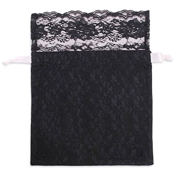 Custom Printed Jewelry Pouches Lace Drawstring Bag