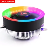 

COOLMOON colorfulmoon Q2 cpu cooler 90mm led fan cooling computer heat sink LGA1150/1151/ 1156/AMD CPU cooler