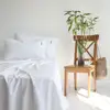 High Quality Silky Hand Feeling 300 TC Queen Size White Bamboo Bed Sheets