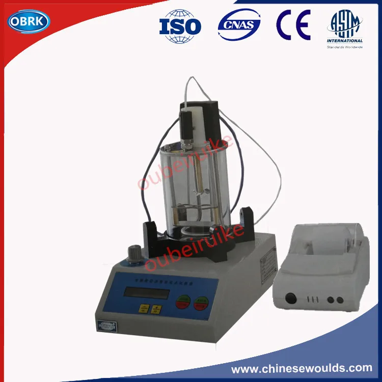 High Temperature Print Automatic Asphalt Ring and Ball Softening Point Apparatus