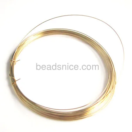 

Beadsnice wholesale accessory as 26 Gauge Round Wire of 14K Gold Filled jewelry